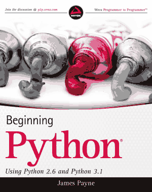Free Download PDF Books, Beginning Python Using Python 2.6 and Python 3.1