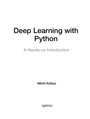 Deep Learning with Python A Hands on Introduction
