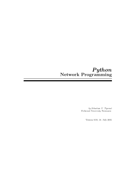 Python network programming