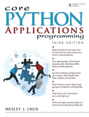 Core Python Applications Programming Third Edition