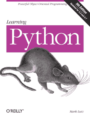 Free Download PDF Books, Learning Python 5th Edition