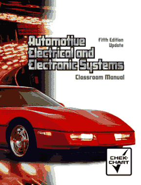 Automotive Electrical and Electronic Systems Classroom Manual Fifth Edition Update