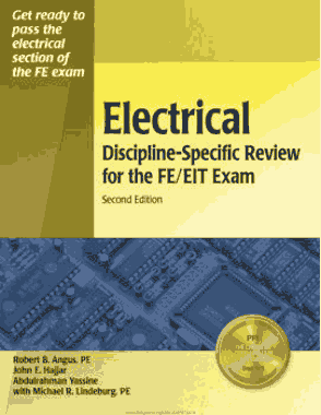 Electrical Discipline Specific Review for the FE EIT Exams Second Edition