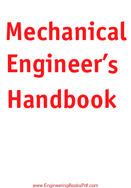 Mechanical Engineers Handbook