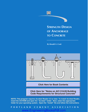 Free Download PDF Books, Strength Design of Anchorage to Concrete