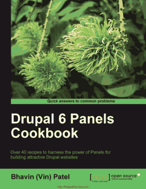 Free Download PDF Books, Drupal 6 Panels Cookbook