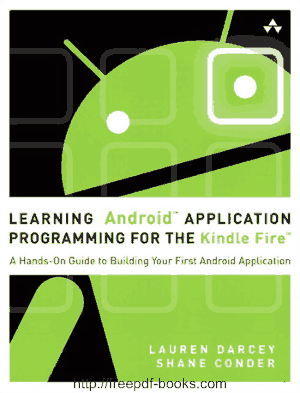 Free Download PDF Books, Learning Android Application Programming for the Kindle Fire, Learning Free Tutorial Book