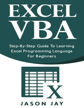 Free Download PDF Books, EXCEL VBA Step-By-Step Guide to Learning Excel Programming Language for Beginners