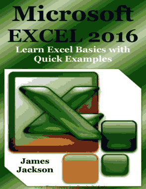 Microsoft EXCEL 2016 Learn Excel Basics with Quick Examples