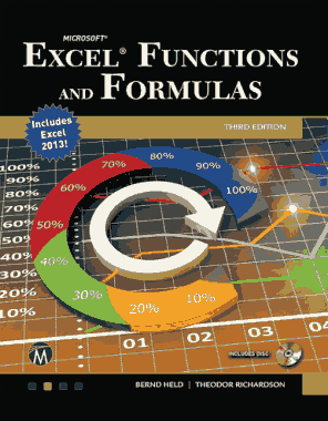 Free Download PDF Books, Microsoft Excel Functions and Formulas Third Edition
