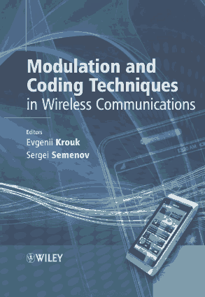 Modulation and Coding Techniques in Wireless Communications – Networking Book
