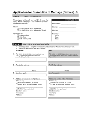 Free Download PDF Books, Divorce Application Dissolution Form Templates