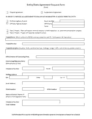 Agreement Request Form In Excel Template