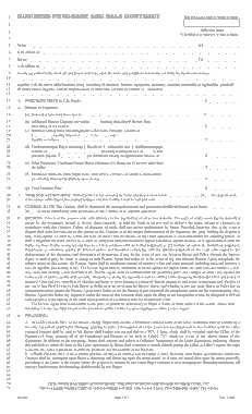 Business Purchase and Sale Agreement Form Template