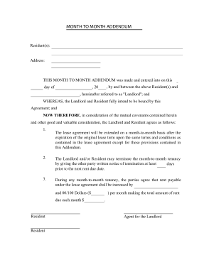 Free Download PDF Books, Month To Month Rental Agreement Example Template
