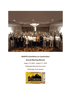 Committee on Construction Annual Meeting Minutes