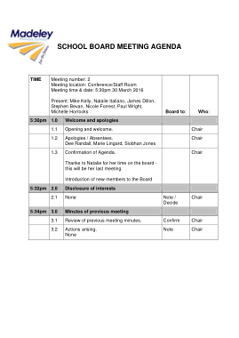 Free Download PDF Books, School Board Meeting Agenda
