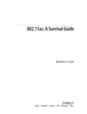 802.11ac A Survival Guide