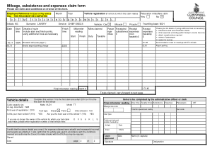 Free Download PDF Books, Mileage Expenses Claim Form Template