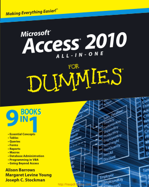 Access 2010 All in One For Dummies
