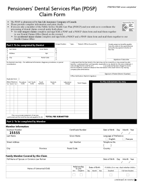 Free Download PDF Books, Sample Pension Service Claim Form Template
