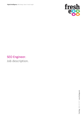 SEO engineers Job Description Template