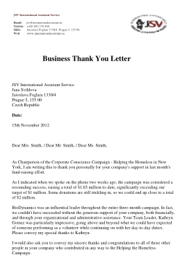 Free Download PDF Books, Business Thank You Letter Template