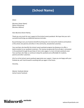Business Ad Thank You Letter Template