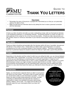 Sales Trainee Post Interview Thank You Letter Template