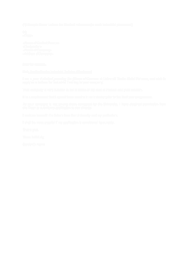 Student Cover Letter Format Template