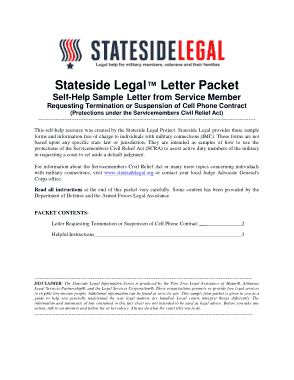 Free Download PDF Books, Cell Phone Contract Termination Letter Template