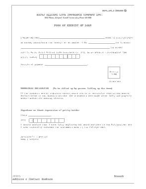 Loan Payment Receipt Form Sample Form Template