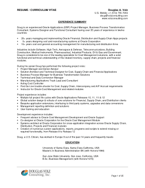 Cost Accountant Resume Format Template