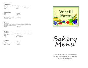 Free Download PDF Books, Bakery Menu Template