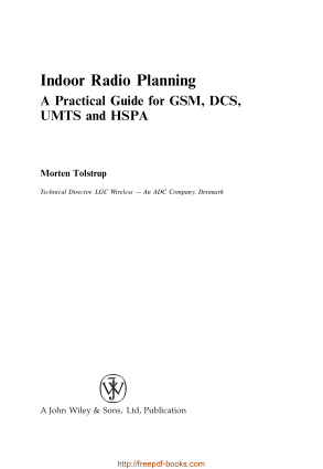 Indoor Radio Planning