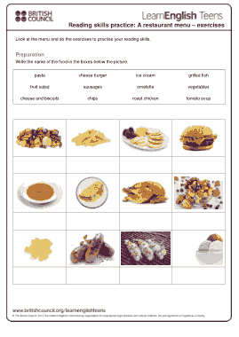 Free Download PDF Books, Sample Restaurant Menu Template