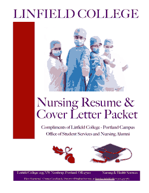 Graduate Nursing Letter of Intent Template