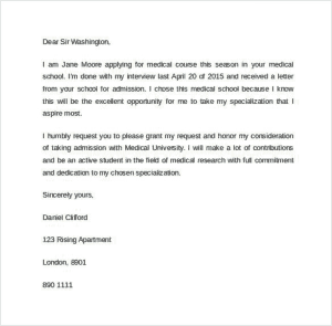 Letter of Intent Gradual  Medical School Template