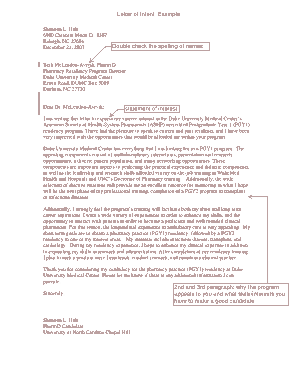 Letter of Intent Medical School Template PDF Template