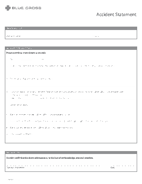 Accident Statement Form Template