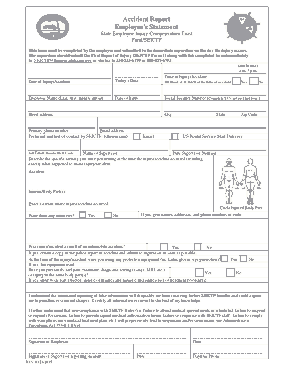 Employee Accident Statement Form Template