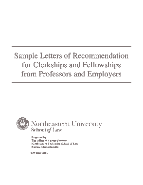 Fellowship Recommendation Letter Sample Template