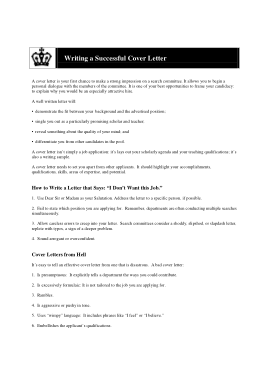 Recommendation Request Cover Letter Template