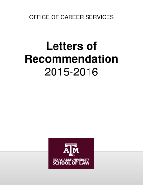 Law School Recommendation Letter Sample Template