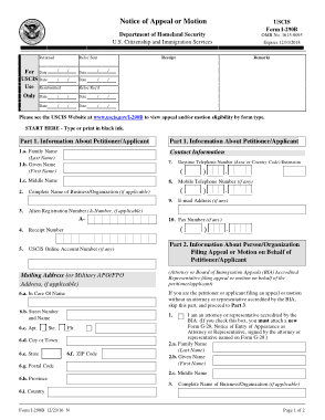 Printable Adverse Appeal Notice Form Template