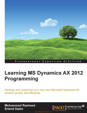 Free Download PDF Books, Learning MS Dynamics AX 2012 Programming