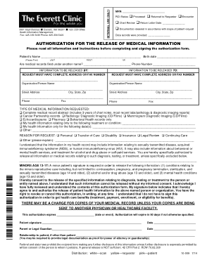 Downloadable Medical Records Release Form Template