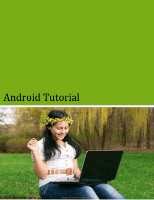 Android Tutorial, Pdf Free Download