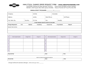 Analytical Change Order Request Form Template
