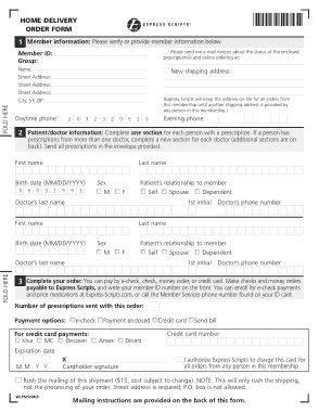Simple Delivery Order Form Template
